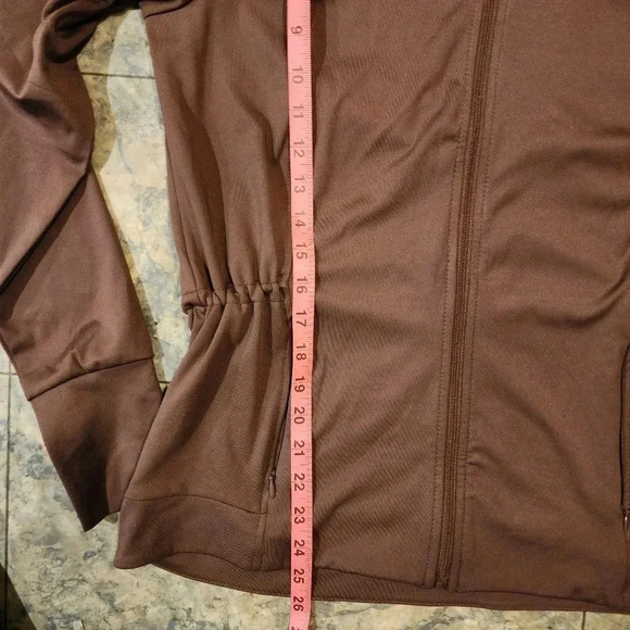 RBX womams brown zip up jacket Medium - Picture 10 of 10